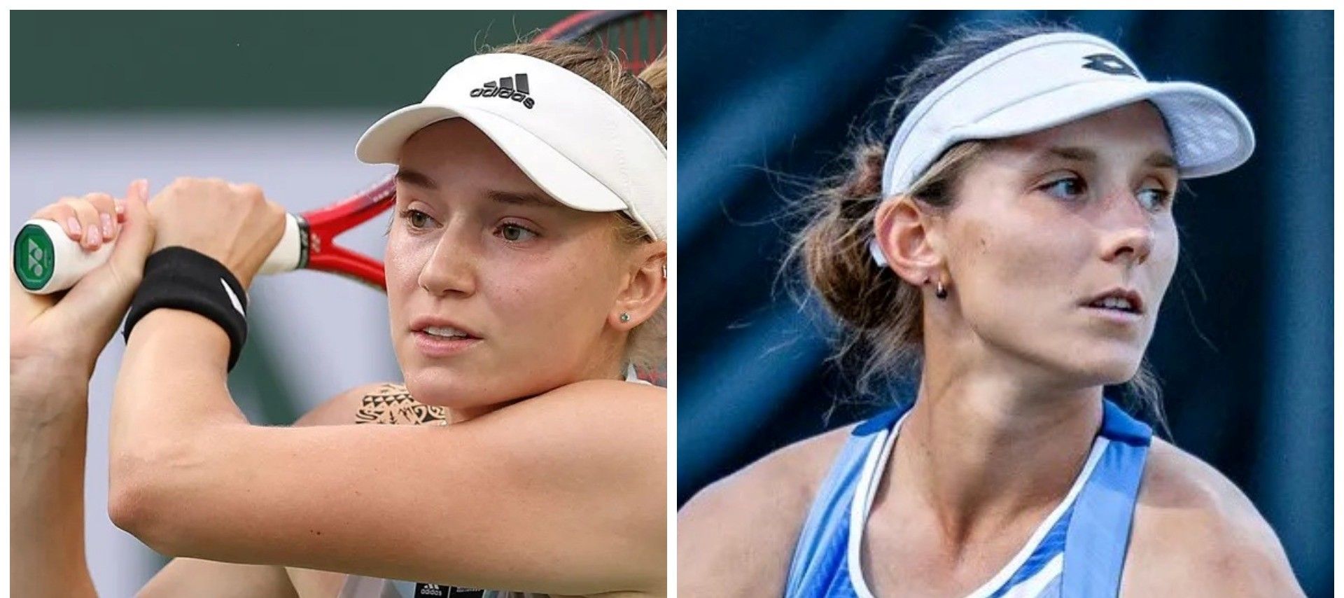 Елена Рыбакина и Варвара Грачева (слева направо)