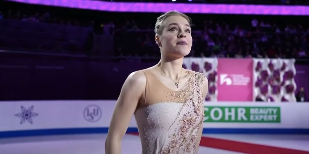 Анастасия Губанова. Источник: прямая трансляция ISU