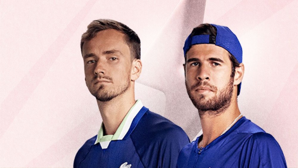 Даниил Медведев и Карен Хачанов (слева направо)