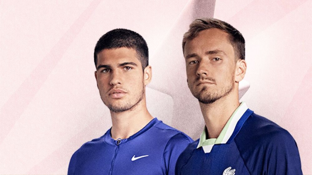 Даниил Медведев и Карлос Алькарас (слева направо)