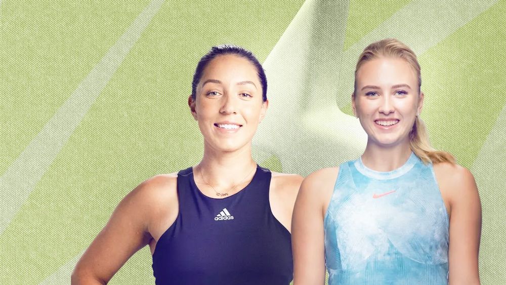 Джессика Пегула и Анастасия Потапова (слева направо)