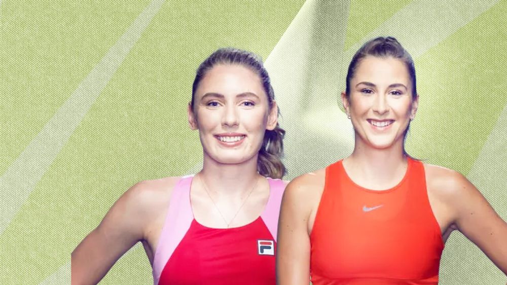 Екатерина Александрова и Белинда Бенчич (слева направо)