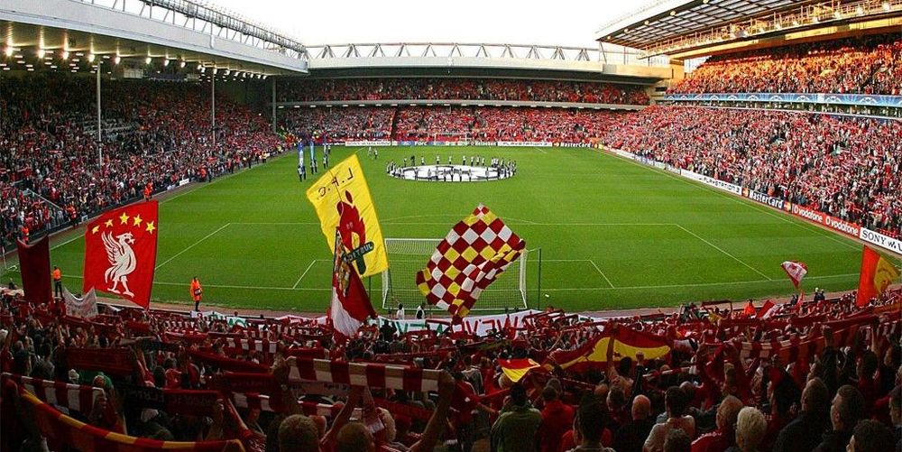 Стадион «Энфилд» в Ливерпуле. Источник liverpoolfc.com