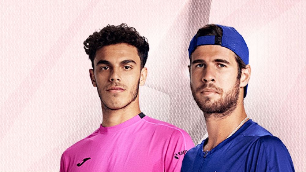 Франсиско Серундоло и Карен Хачанов (слева направо)