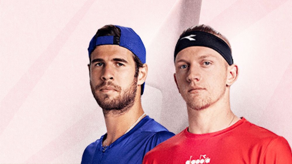 Карен Хачанов и Алехандро Давидович-Фокина (слева направо)