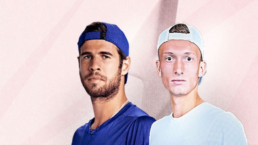 Карен Хачанов и Иржи Легечка (слева направо)