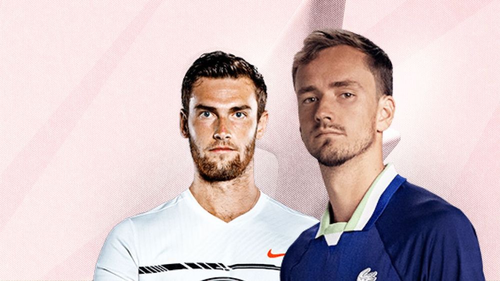 Кентен Алис и Даниил Медведев (слева направо)