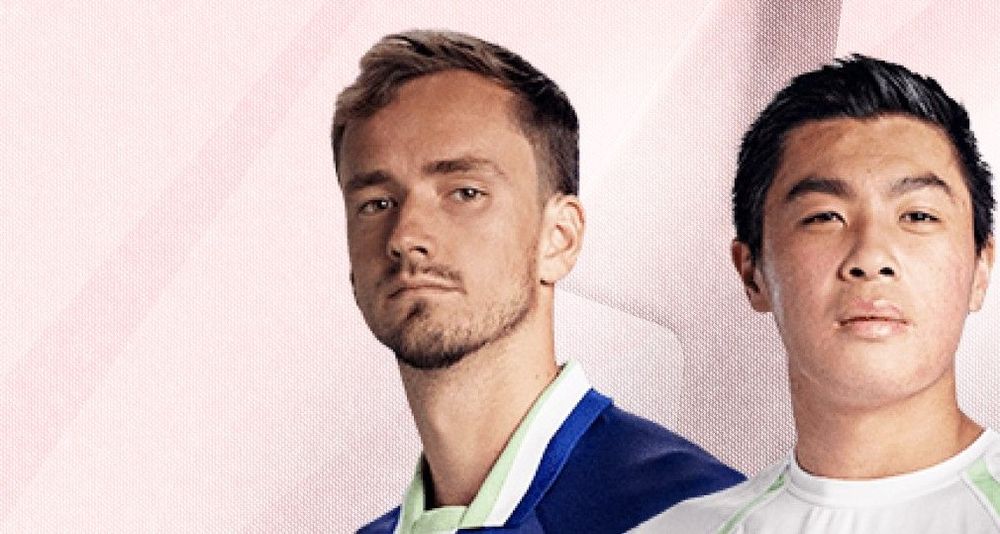 Даниил Медведев и Брэндон Накашима (слева направо)