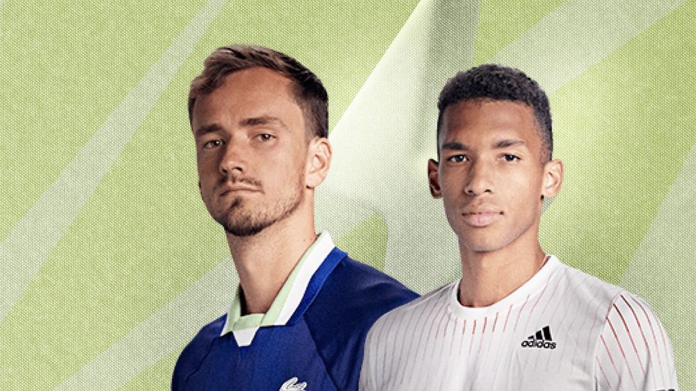 Даниил Медведев и Феликс Оже-Альяссим (слева направо)