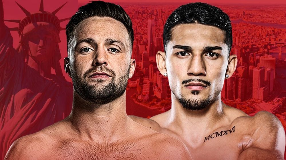 Тейлор и Лопес (слева направо). Источник: Sky Sports Boxing