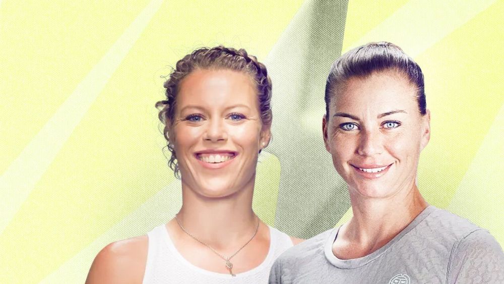 Лаура Зигемунд и Вера Звонарёва (слева направо)