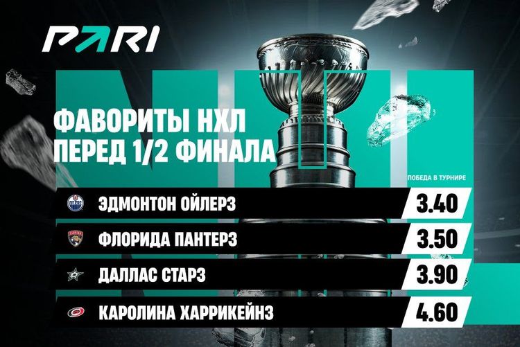 Клиенты PARI выделили главного фаворита Кубка Стэнли в сезоне-2024/25