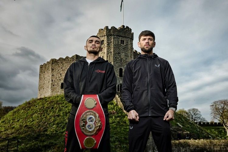 Рахимов и Кордина (слева направо). Источник: Matchroom Boxing